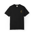 CC Crown Logo T‑Shirt — Minimal Gold Crest Pocket Tee
